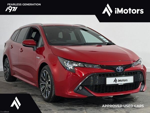 Toyota Corolla Estate, Petrol Hybrid, 2020, Red