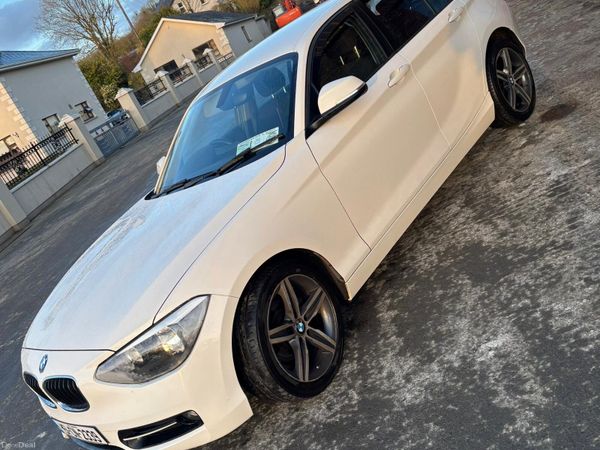 BMW 1-Series Hatchback, Diesel, 2015, White