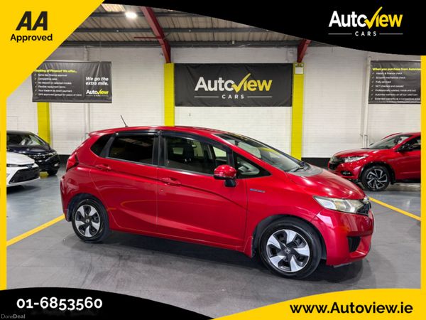 Honda Jazz Hatchback, Petrol Hybrid, 2017, Red