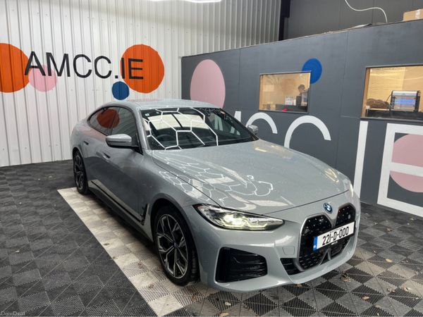 BMW i4 Saloon, Electric, 2022, Grey