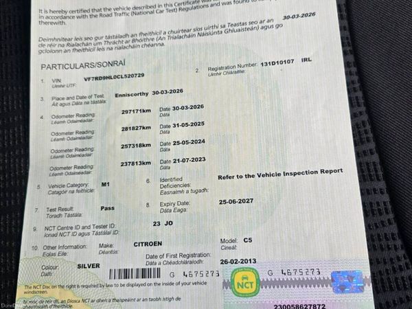 Citroen C5 Saloon, Diesel, 2013, Silver