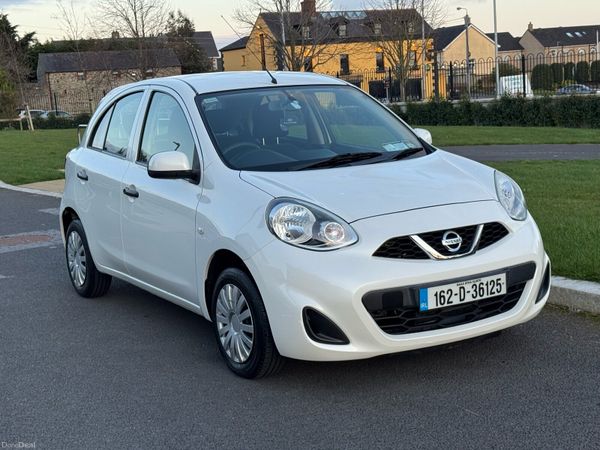 Nissan March Hatchback, Petrol, 2016, White