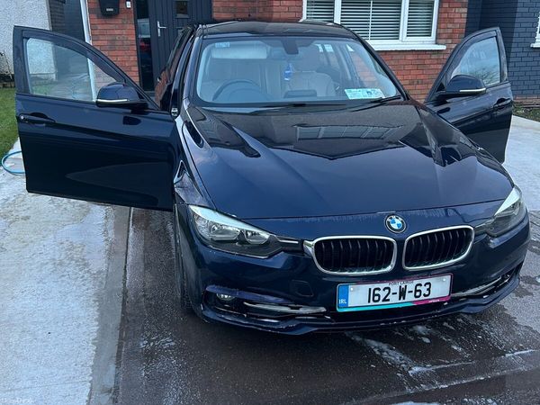 BMW 3-Series Saloon, Diesel, 2016, Blue