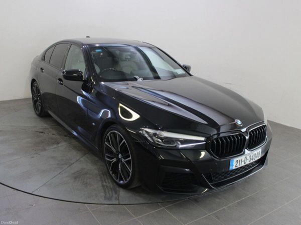 BMW 5-Series Saloon, Diesel, 2021, Black