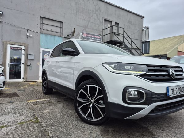 Volkswagen T-Cross SUV, Petrol, 2021, White