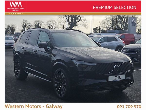 Volvo XC90 SUV, Petrol Plug-in Hybrid, 2025, Black