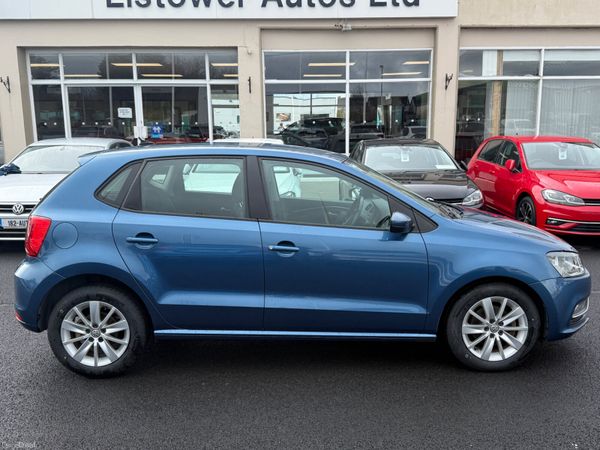 Volkswagen Polo Hatchback, Petrol, 2017, Blue