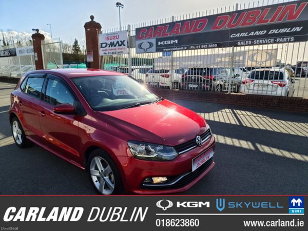 Volkswagen Polo Hatchback, Petrol, 2017, Red