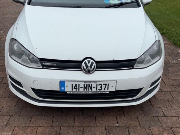 Volkswagen Golf Hatchback, Diesel, 2014, White