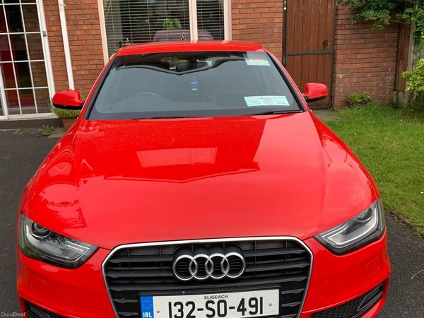 Audi A4 Saloon, Diesel, 2013, Red