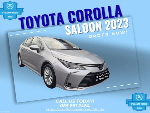 Toyota Corolla Saloon, Petrol Hybrid, 2023, Silver