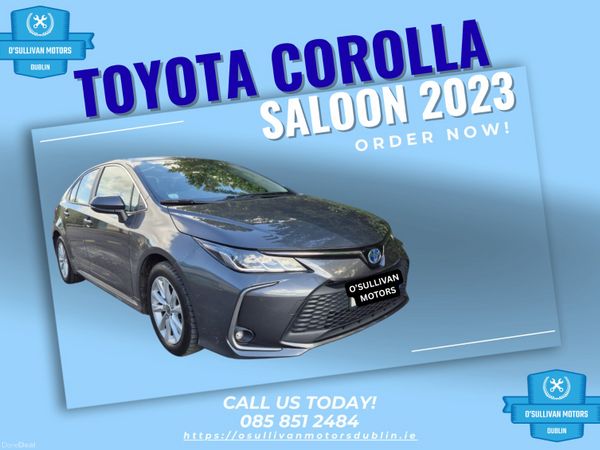 Toyota Corolla Saloon, Petrol Hybrid, 2023, Grey