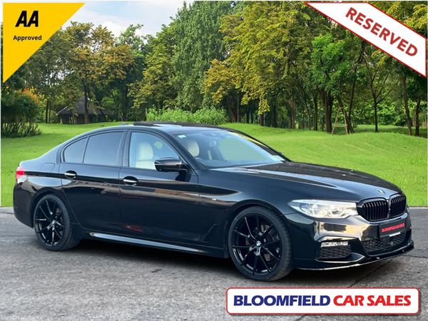 BMW 5-Series Saloon, Diesel, 2017, Black