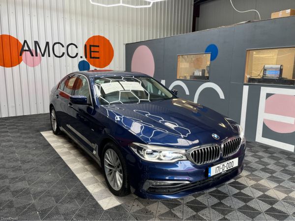 BMW 5-Series Saloon, Diesel, 2017, Blue