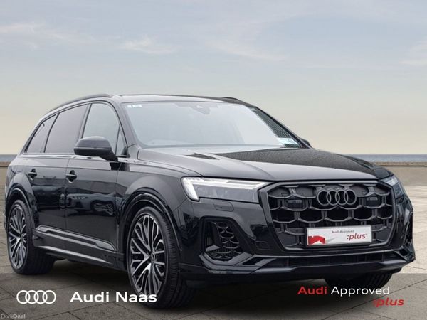 Audi Q7 SUV, Petrol Plug-in Hybrid, 2024, Black