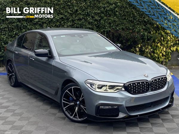 BMW 5-Series Saloon, Petrol Plug-in Hybrid, 2018, Grey