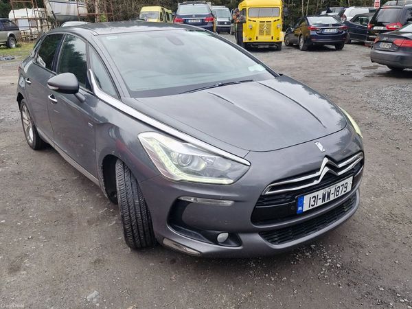 Citroen DS 5 Hatchback, Diesel Hybrid, 2013, Grey