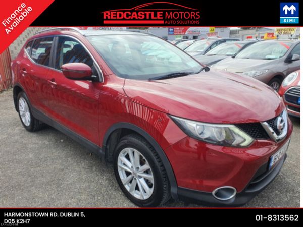 Nissan Qashqai MPV, Petrol, 2016, Red