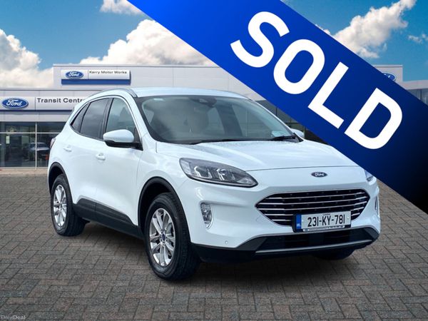 Ford Kuga SUV, Petrol Plug-in Hybrid, 2023, White