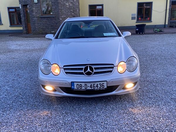 Mercedes-Benz CLK Coupe, Petrol, 2008, Silver