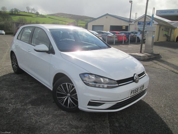 Volkswagen Golf Hatchback, Diesel, 2018, White