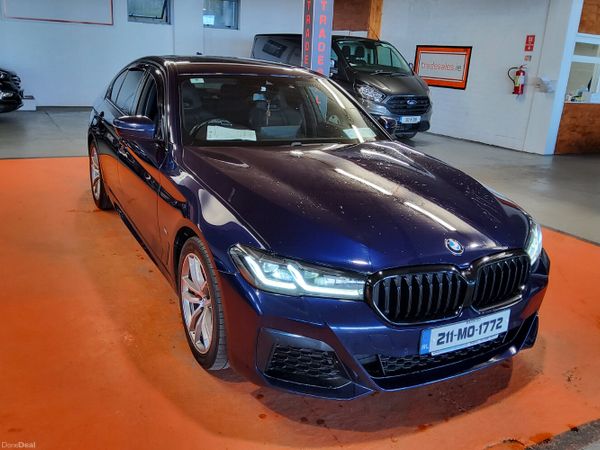 BMW 5-Series Saloon, Diesel, 2021, Blue