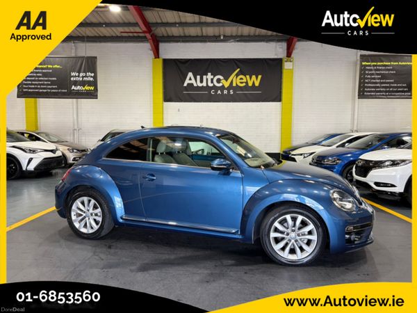 Volkswagen Beetle Hatchback, Petrol, 2018, Blue