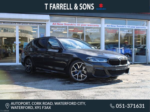 BMW 5-Series Estate, Petrol Plug-in Hybrid, 2024, Grey