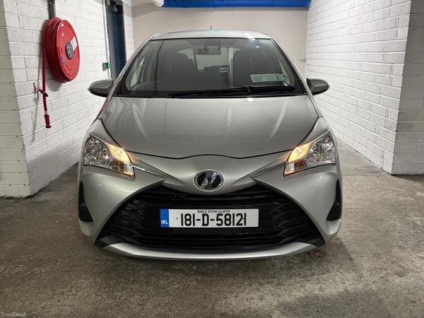 Toyota Vitz Hatchback, Petrol, 2018, Silver
