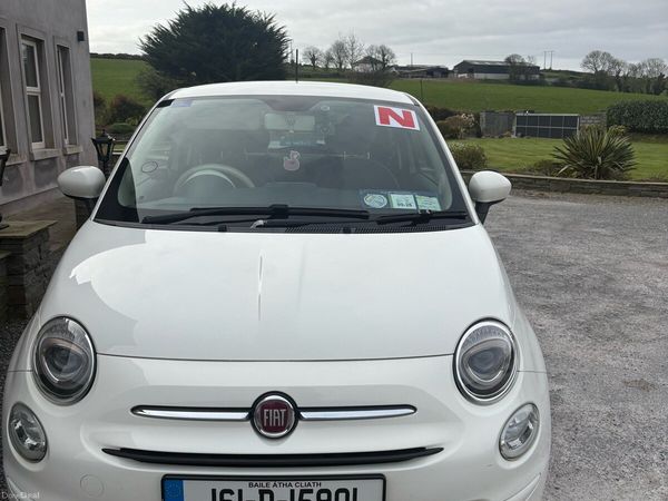 Fiat 500 Hatchback, Petrol, 2016, White