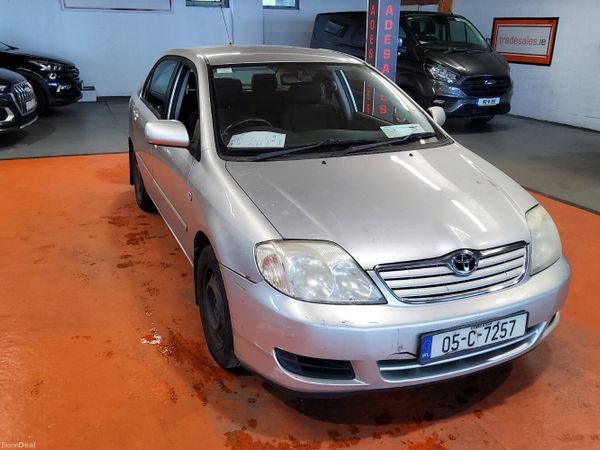 Toyota Corolla Saloon, Petrol, 2005, Silver