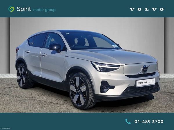 Volvo C40 Hatchback, Electric, 2023, Silver