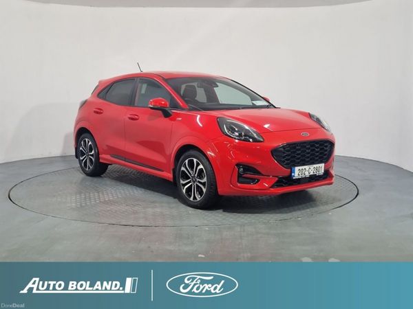 Ford Puma MPV, Petrol Hybrid, 2020, Red