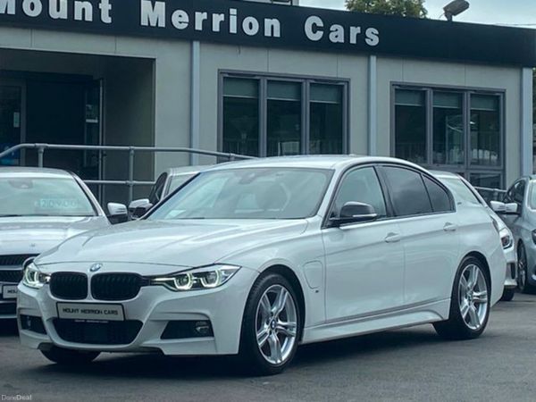 BMW 3-Series Saloon, Petrol Plug-in Hybrid, 2017, White