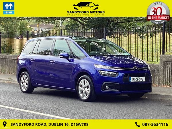 Citroen C4 Picasso MPV, Diesel, 2018, Blue