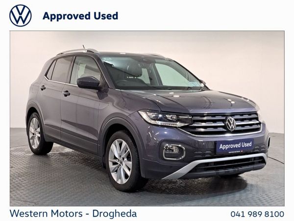Volkswagen T-Cross SUV, Petrol, 2023, Grey
