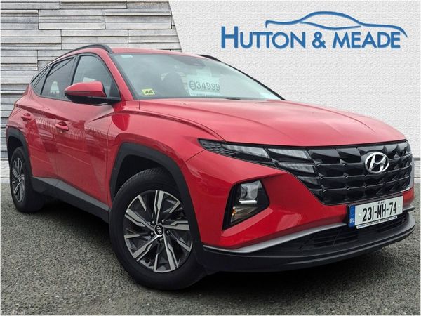 Hyundai Tucson SUV, Petrol Hybrid, 2023, Red