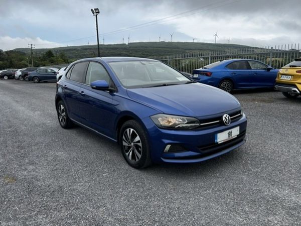 Volkswagen Polo Hatchback, Petrol, 2019, Blue