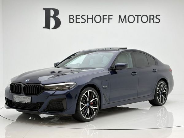 BMW 5-Series Saloon, Petrol Plug-in Hybrid, 2021, Blue