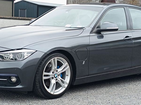 BMW 3-Series Saloon, Petrol Plug-in Hybrid, 2018, Grey