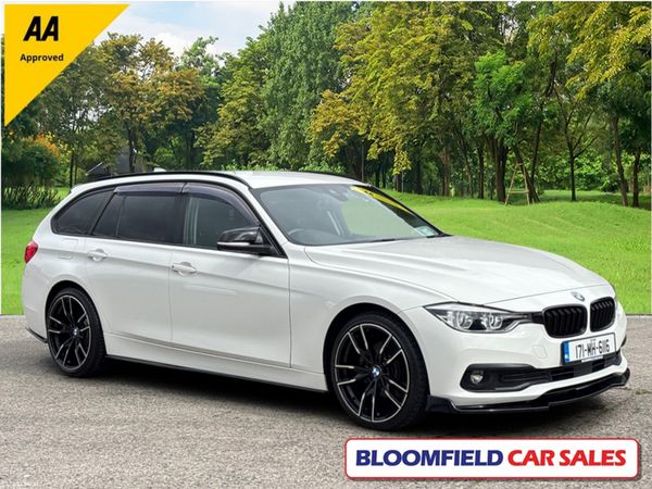 BMW 3-Series Estate, Diesel, 2017, White