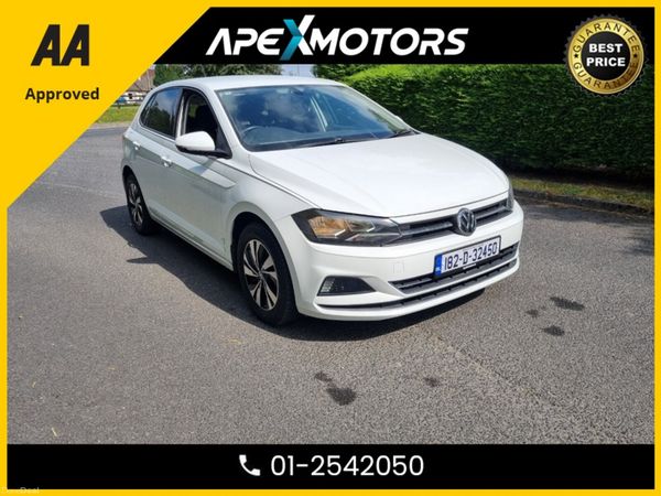 Volkswagen Polo Hatchback, Petrol, 2018, White