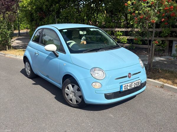 Fiat 500 Hatchback, Petrol, 2013, Blue