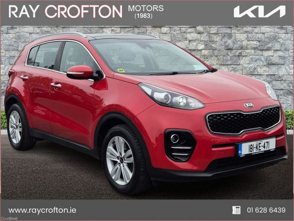 Kia Sportage SUV, Diesel, 2018, Red