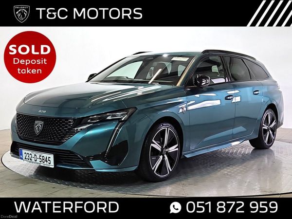 Peugeot 308 Estate, Diesel, 2023, Blue
