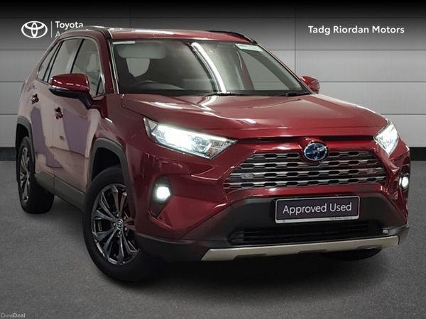 Toyota RAV4 SUV, Petrol Hybrid, 2023, Red