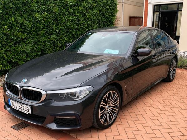BMW 5-Series Saloon, Petrol Plug-in Hybrid, 2018, Grey