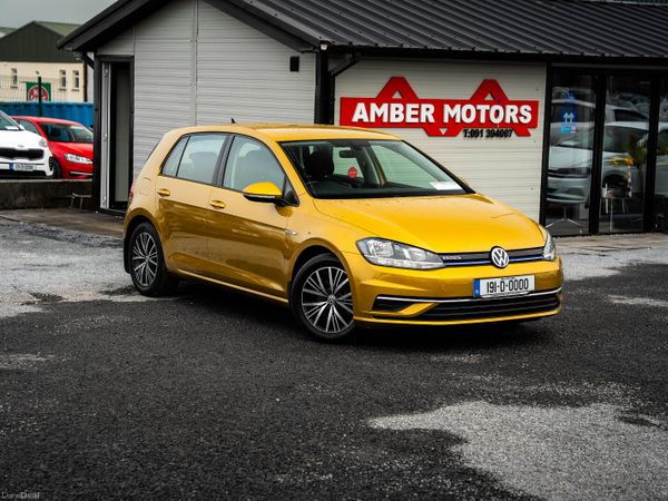 Volkswagen Golf Hatchback, Petrol, 2019, Yellow