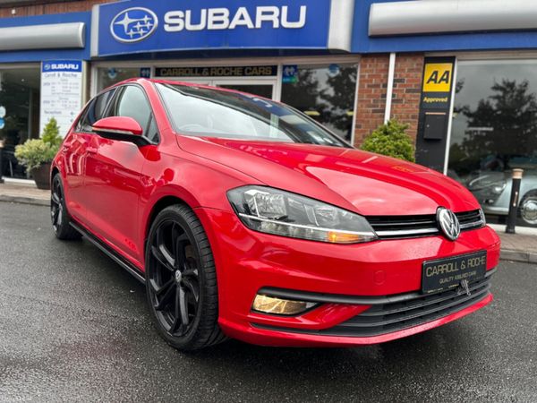Volkswagen Golf Hatchback, Petrol, 2019, Red