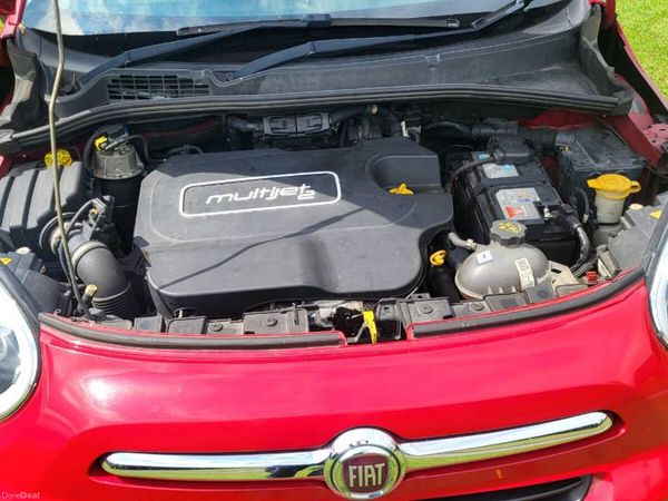 Fiat 500X SUV, Diesel, 2016, Red